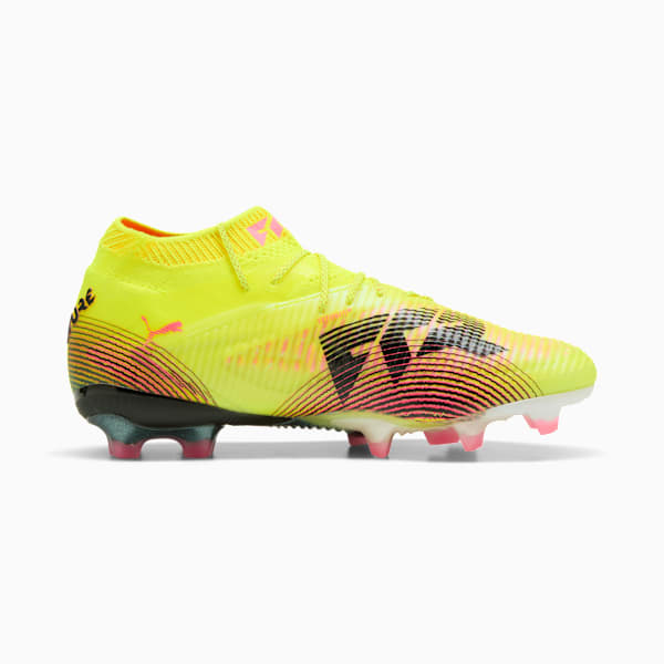 Chaussures de soccer à crampons pour terrain ferme FUTURE 8 ULTIMATE Femme, Yellow Alert-PUMA Black-Sun Struck, extralarge